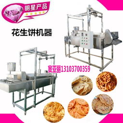 【花生餅機(jī)器設(shè)備海南文昌花生餅油炸機(jī)價格】- 